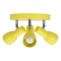 Foco PICARDO 3xE14/40W/230V amarillo