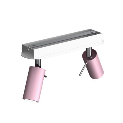 Foco PRESTON 2xGU10/MR11/40W/230V rosa