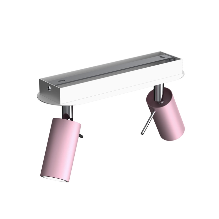 Foco PRESTON 2xGU10/MR11/40W/230V rosa