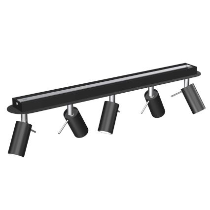 Foco PRESTON 5xGU10/MR11/40W/230V negro