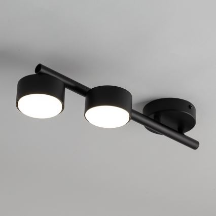 Foco PUNTO 2xGX53/12W/230V negro