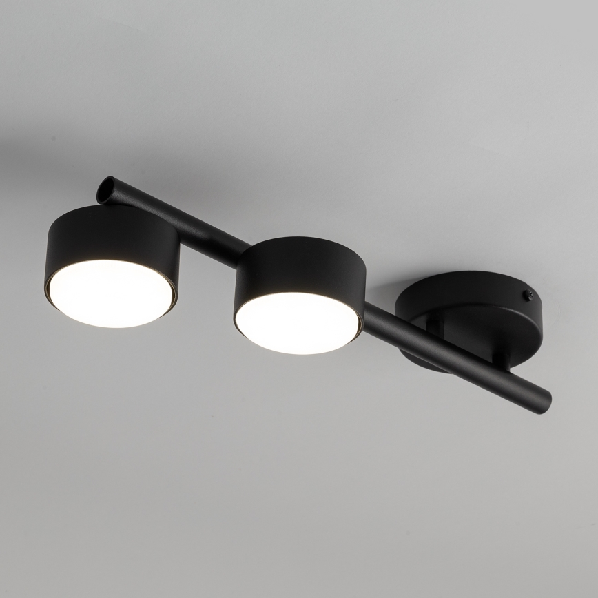 Foco PUNTO 2xGX53/12W/230V negro
