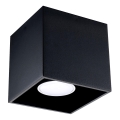 Foco QUAD 1 1xGU10/10W/230V negro