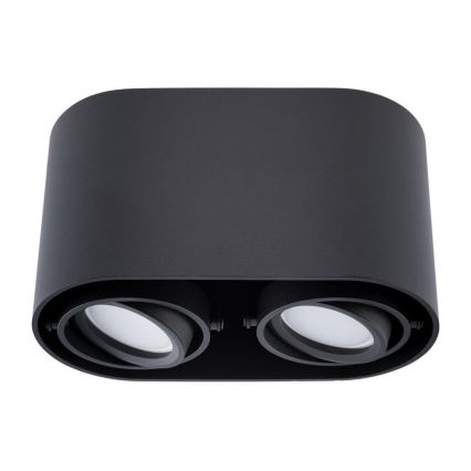 Foco SIROK 2xGU10/30W/230V negro