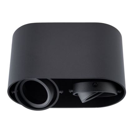 Foco SIROK 2xGU10/30W/230V negro
