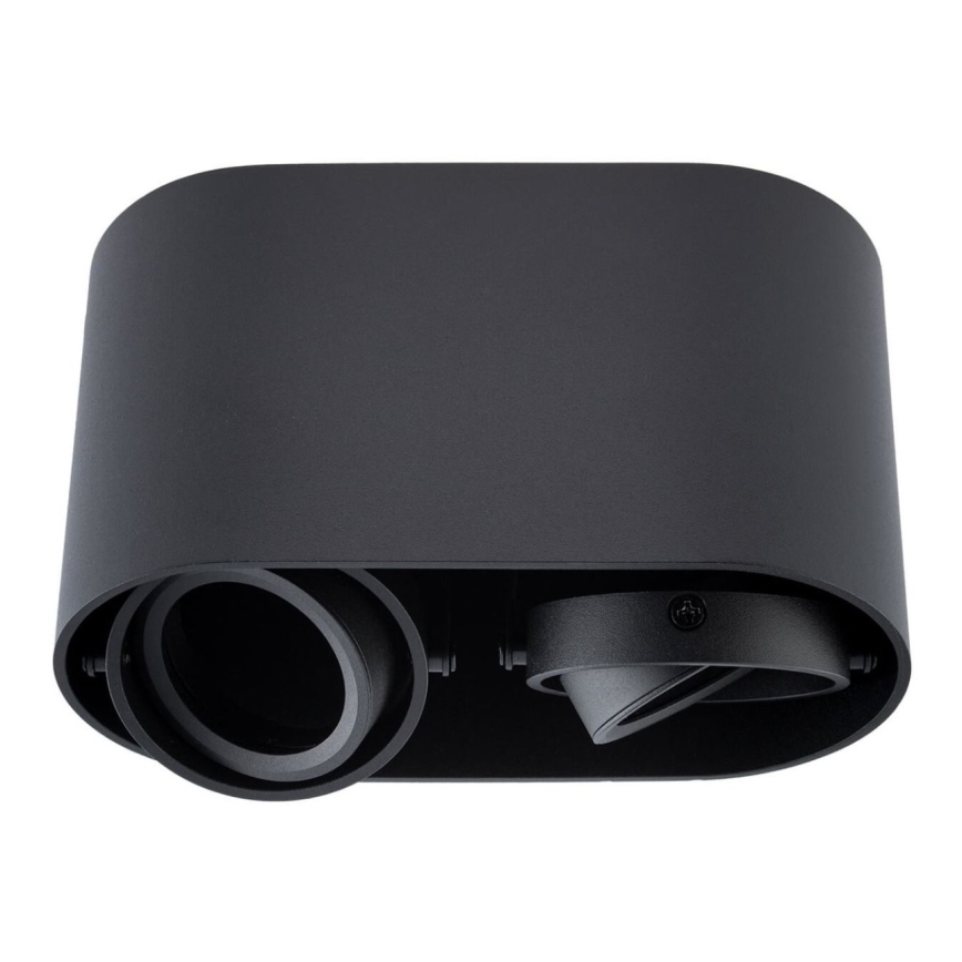Foco SIROK 2xGU10/30W/230V negro