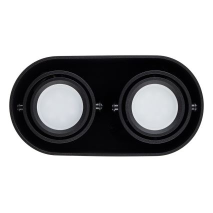 Foco SIROK 2xGU10/30W/230V negro