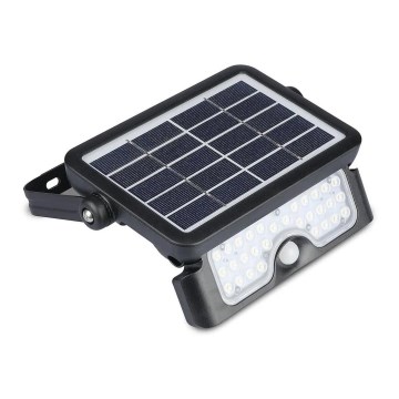 Foco solar LED con sensor LED/5W/3,7V IP65 4000K 3000 mAh