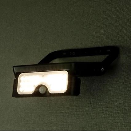 Foco solar LED con sensor LED/5W/3,7V IP65 4000K 3000 mAh