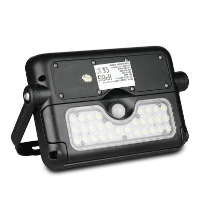 Foco solar LED con sensor LED/5W/3,7V IP65 4000K 3000 mAh