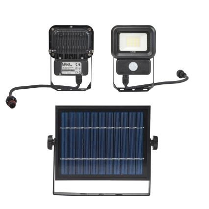 Foco solar LED exterior con sensor LED/10W/3,7V 6500K IP65 2200 mAh