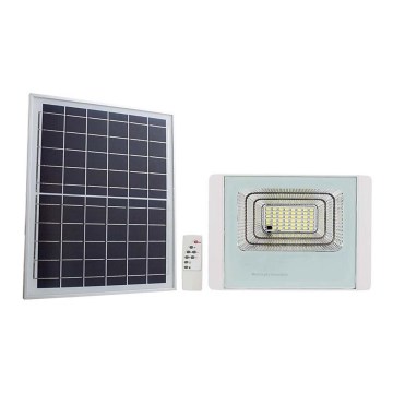 Foco solar LED exterior LED/20W/3,2V IP65 6400K 20000 mAh + mando a distancia
