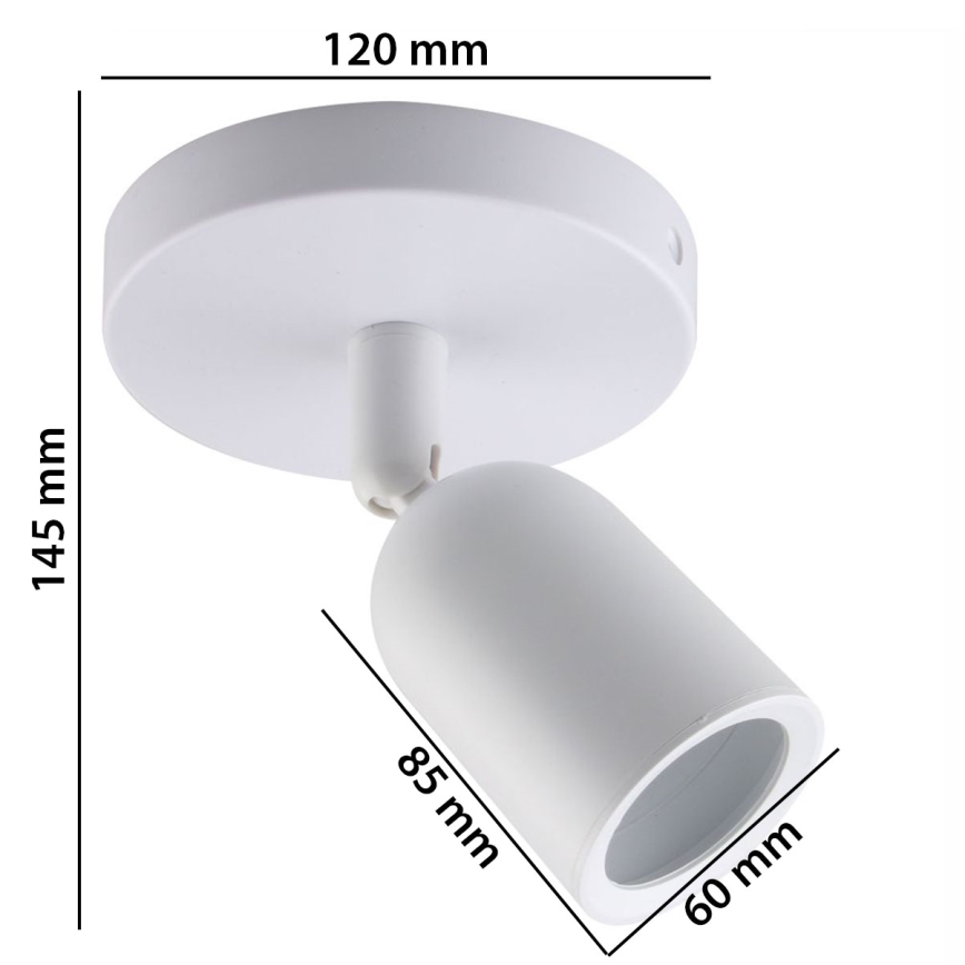 Foco SOLIS 1xGU10/6W/230V blanco