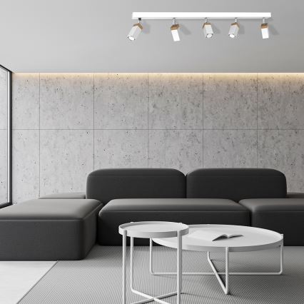 Foco SOLO 5xGU10/MR11/40W/230V blanco