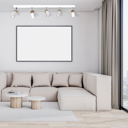 Foco SOLO 5xGU10/MR11/40W/230V blanco