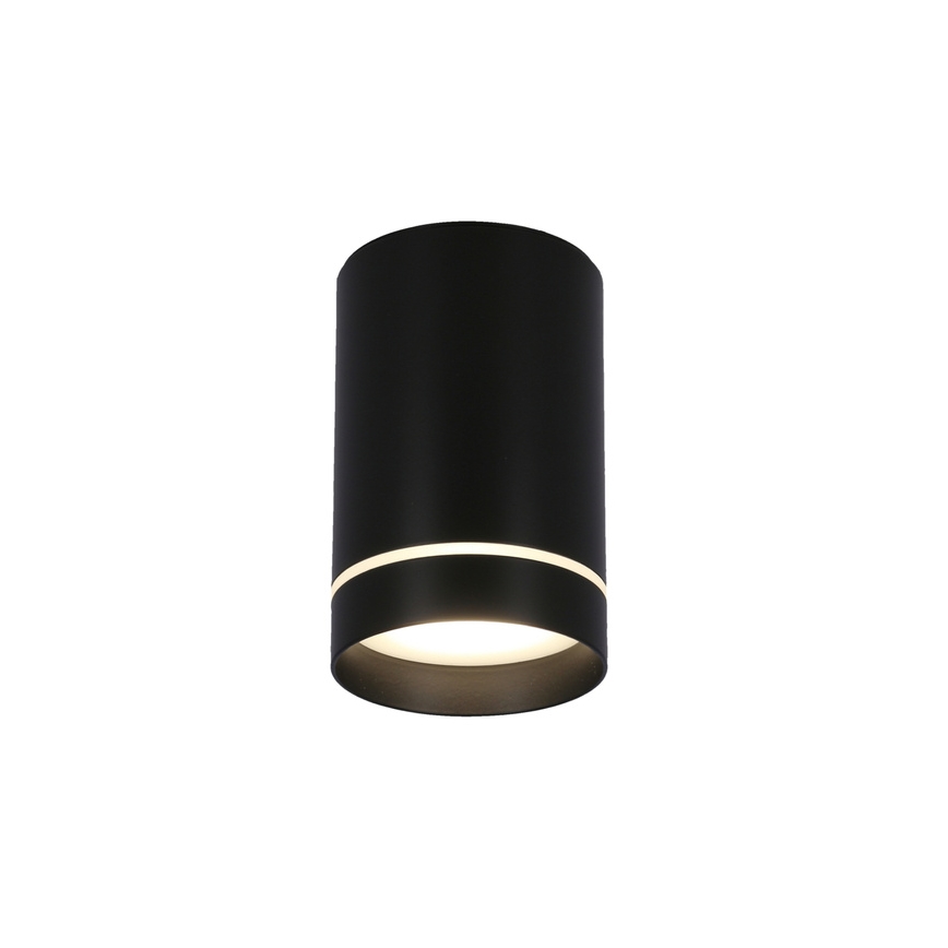 Foco TUBA 1xGU10/15W/230V negro