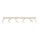Foco TULON 6xGU10/8W/230V blanco/roble