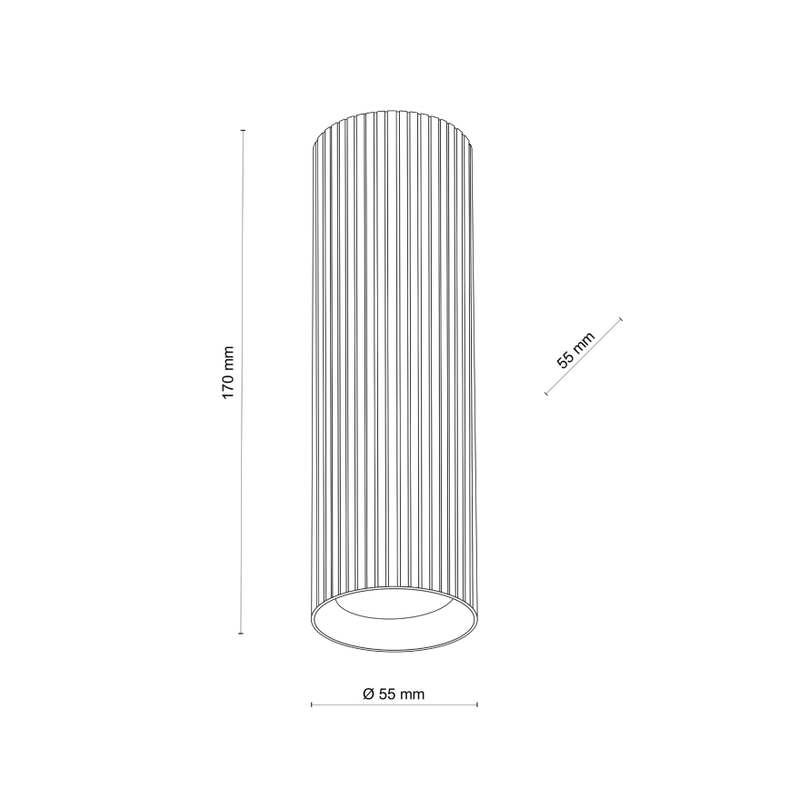 Foco TUNE M 1xGU10/10W/230V 17 cm blanco