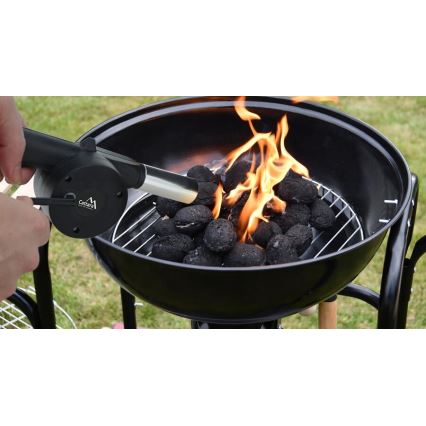 Fuelle mecánico para parrilla negro