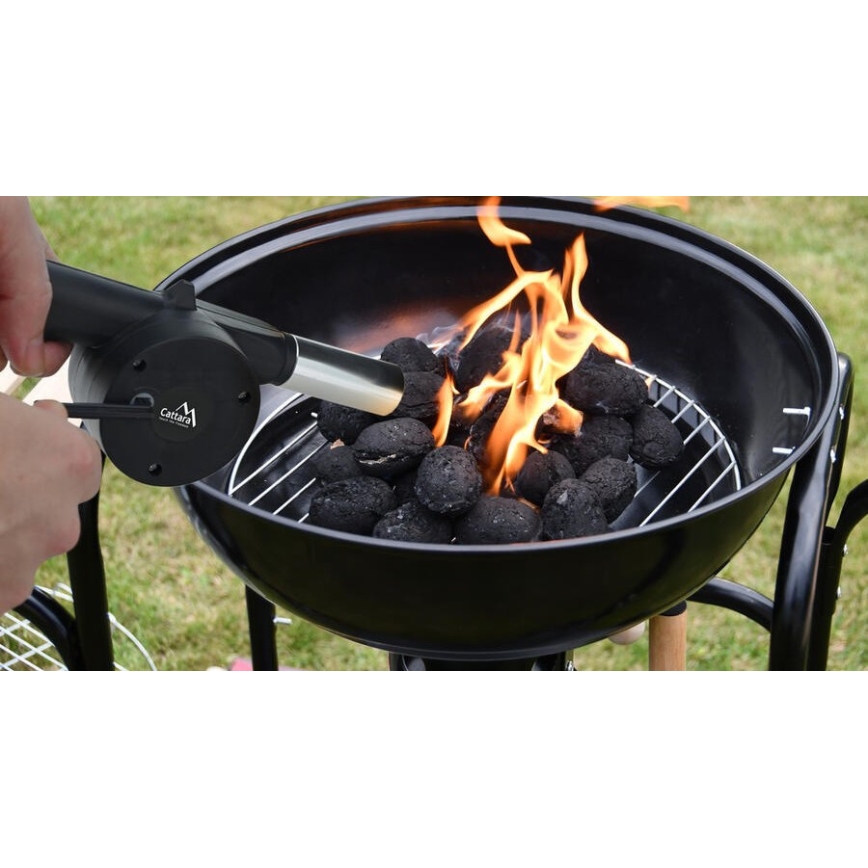 Fuelle mecánico para parrilla negro