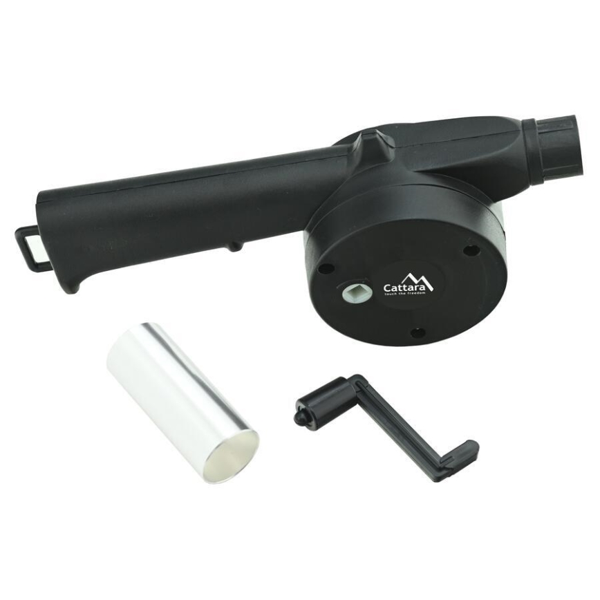 Fuelle mecánico para parrilla negro