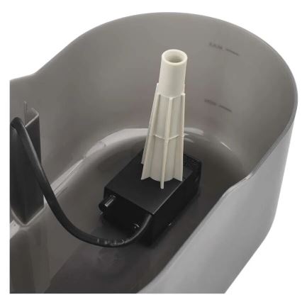 Fuente de agua inteligente para mascotas 2,6 l/5V gris Wi-Fi