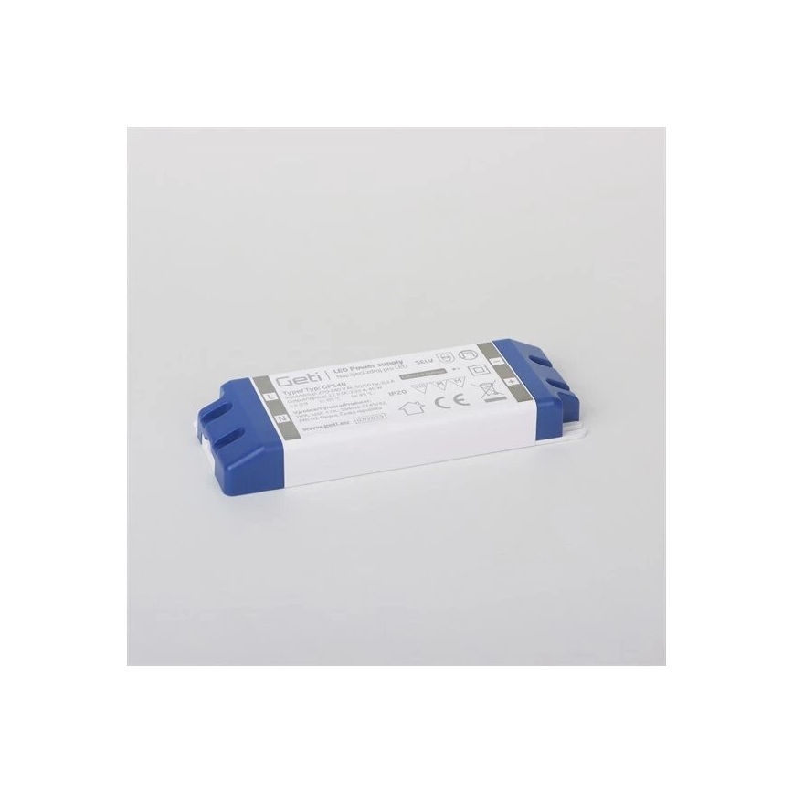 Fuente de alimentación conmutada para tiras LED 40W/12V IP20