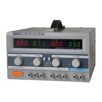 Fuente de alimentación de laboratorio 3003E 2x0-30V/0-3A
