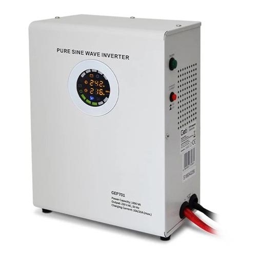 Fuente de alimentación de reserva para pared 700W/1000VA onda sinusoidal pura
