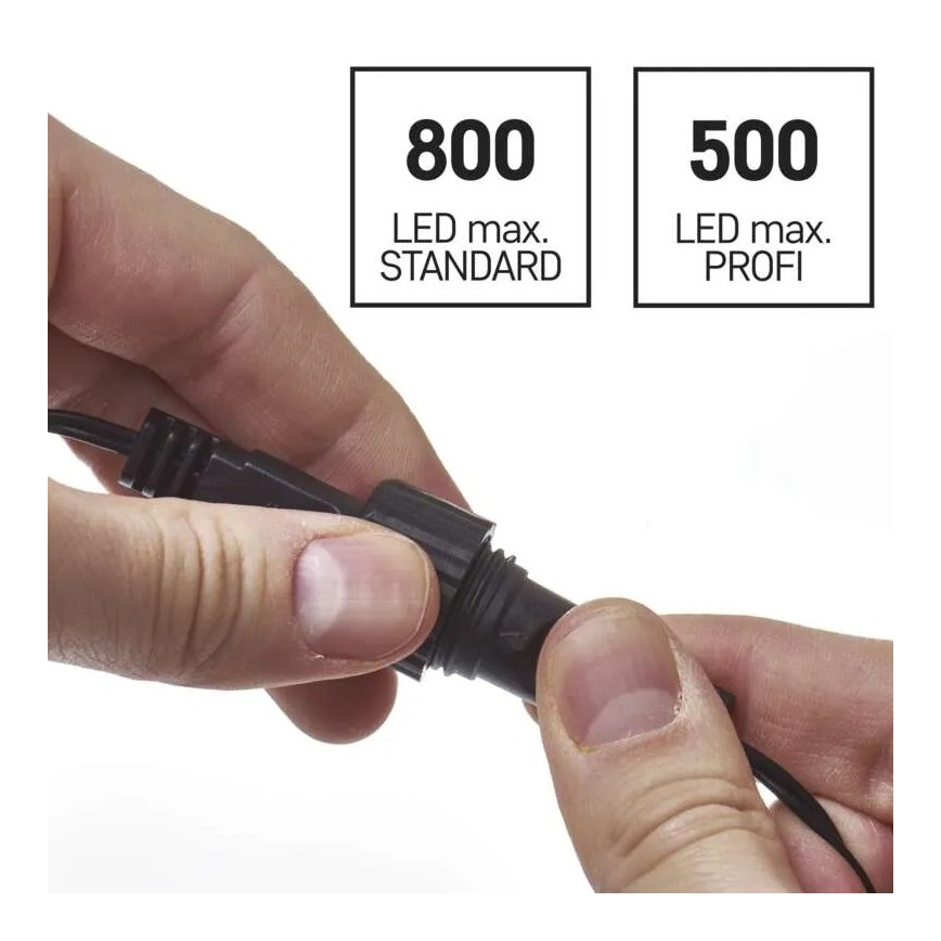 Fuente de alimentación para guirnaldas navideñas conectables 12W/230V IP44