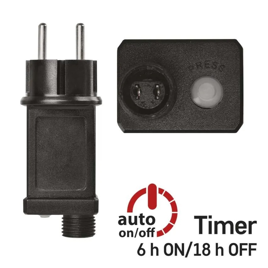 Fuente de alimentación para guirnaldas navideñas conectables 12W/230V IP44