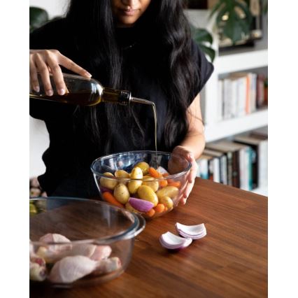 Fuente para horno con tapa PYREX 3 l