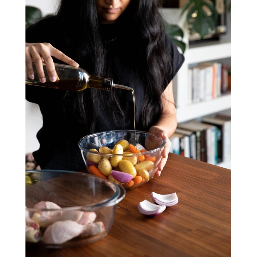 Fuente para horno con tapa PYREX 3 l