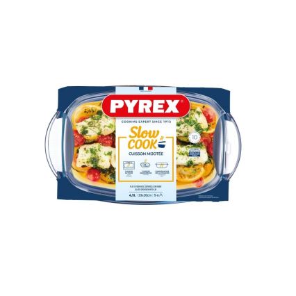 Fuente para horno con tapa PYREX 4,5 l