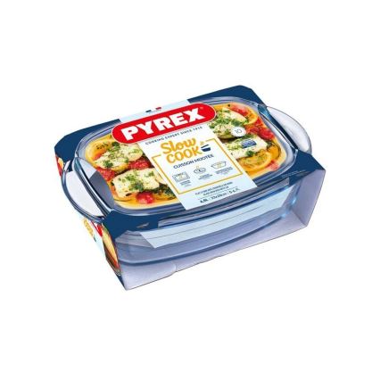 Fuente para horno con tapa PYREX 4,5 l