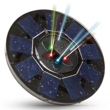 Fuente solar 2W/5V 1500mAh IP44 multicolor
