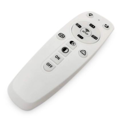 Fulgur 28858 - Plafón LED regulable ROSA LED/36W/230V + mando a distancia