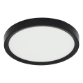 Fulgur s-42585 - Plafón LED con sensor de movimiento NOMY-S LED/18W/230V 3000/4000/6000K IP40 diá. 23 cm negro