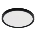 Fulgur s-42587 - Plafón LED con sensor de movimiento NOMY-S LED/24W/230V 3000/4000/6000K IP40 diá. 30 cm negro