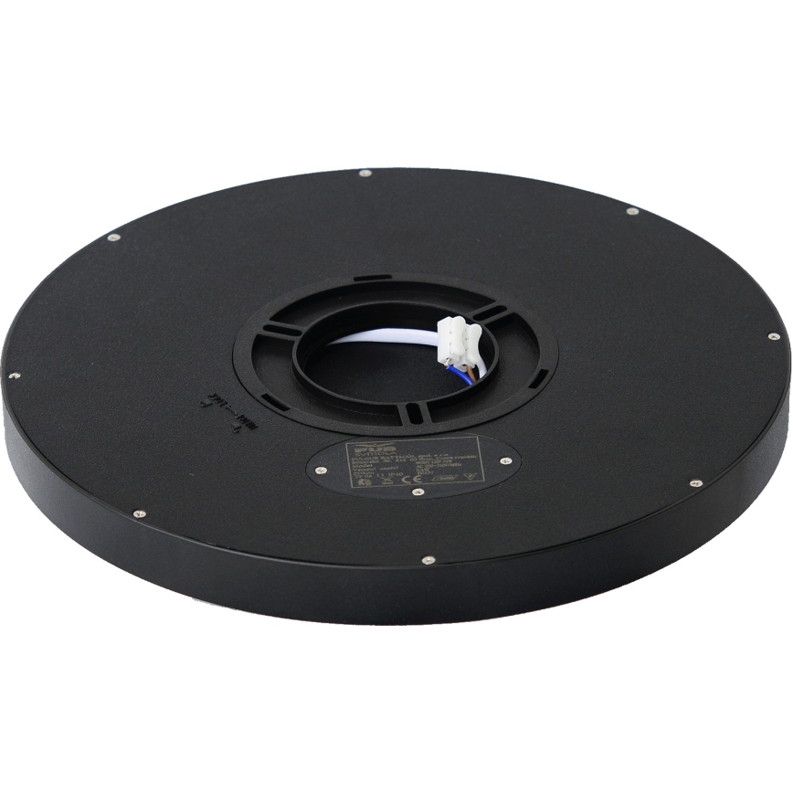 Fulgur s-42587 - Plafón LED con sensor de movimiento NOMY-S LED/24W/230V 3000/4000/6000K IP40 diá. 30 cm negro