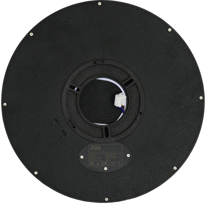 Fulgur s-42587 - Plafón LED con sensor de movimiento NOMY-S LED/24W/230V 3000/4000/6000K IP40 diá. 30 cm negro