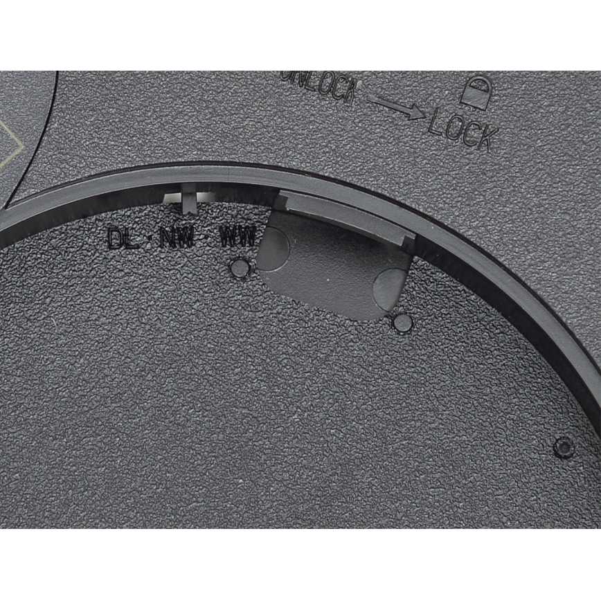 Fulgur s-42587 - Plafón LED con sensor de movimiento NOMY-S LED/24W/230V 3000/4000/6000K IP40 diá. 30 cm negro