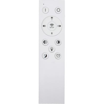 Fulgur s-43040 - Plafón LED regulable NOMY-RC LED/40W/230V 3000/4000/6500K Ø 50 cm IP40 negro + control remoto