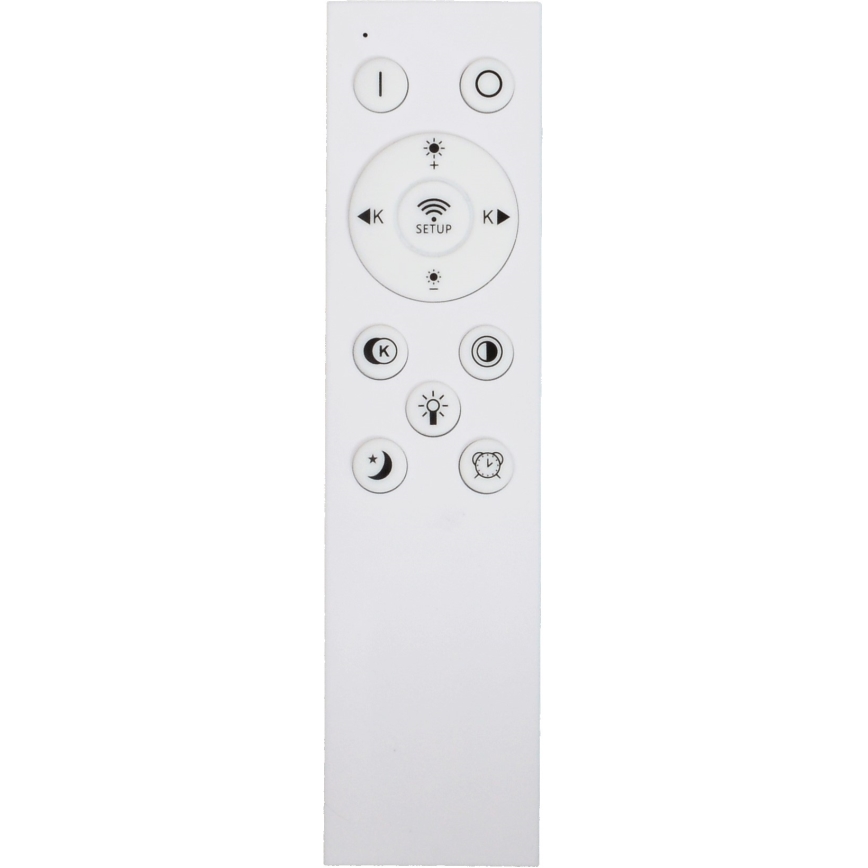 Fulgur s-43040 - Plafón LED regulable NOMY-RC LED/40W/230V 3000/4000/6500K Ø 50 cm IP40 negro + control remoto