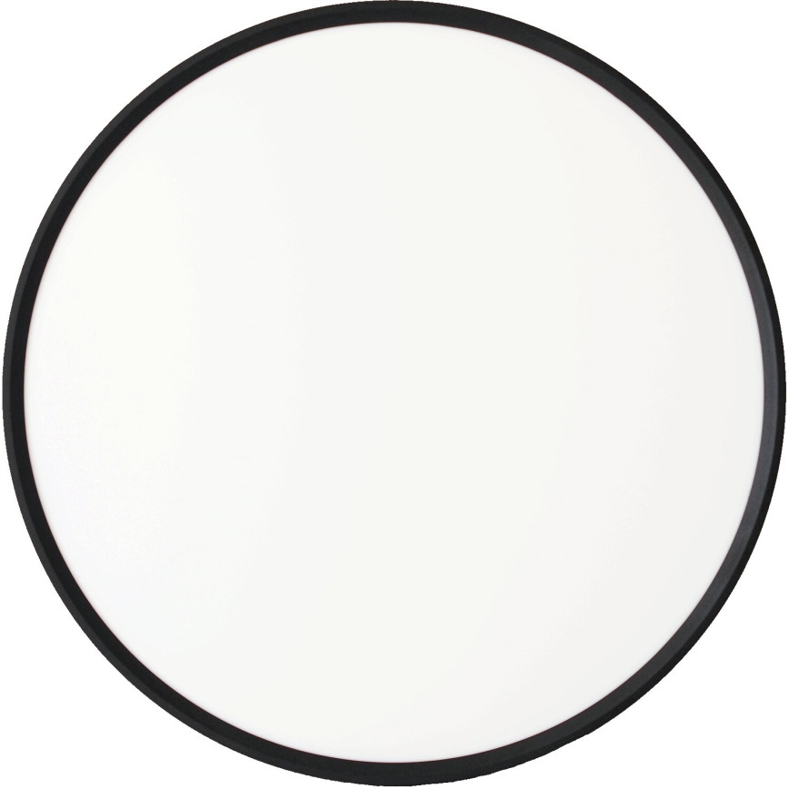 Fulgur s-43042 - Plafón LED regulable NOMY-RC LED/50W/230V 3000/4000/6500K diámetro 60 cm IP40 negro + mando a distancia