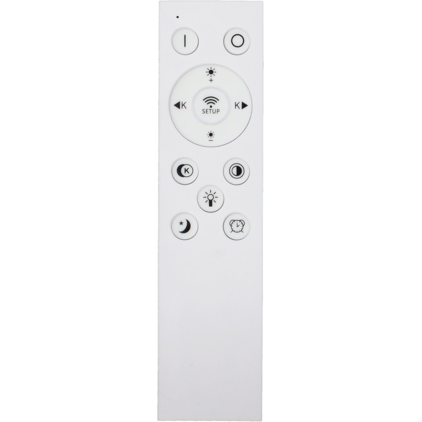 Fulgur s-43042 - Plafón LED regulable NOMY-RC LED/50W/230V 3000/4000/6500K diámetro 60 cm IP40 negro + mando a distancia
