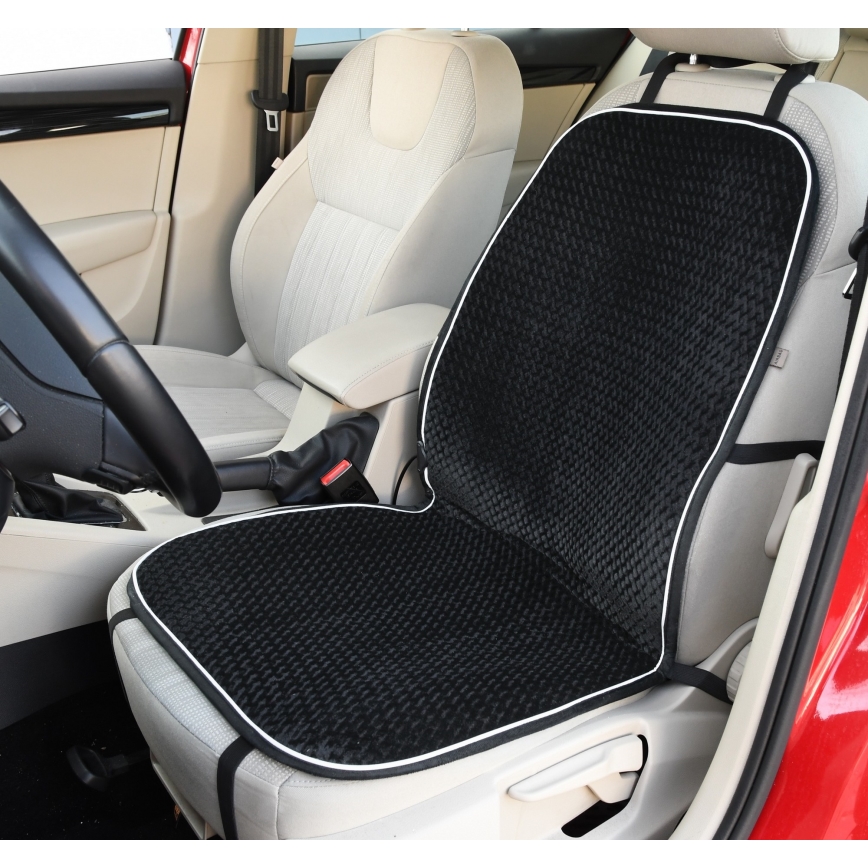 Funda de asiento calefactada con termostato 12V negro