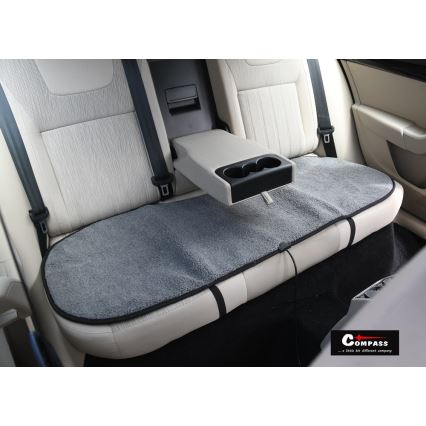 Funda de asiento trasero calefactada con termostato 12V gris