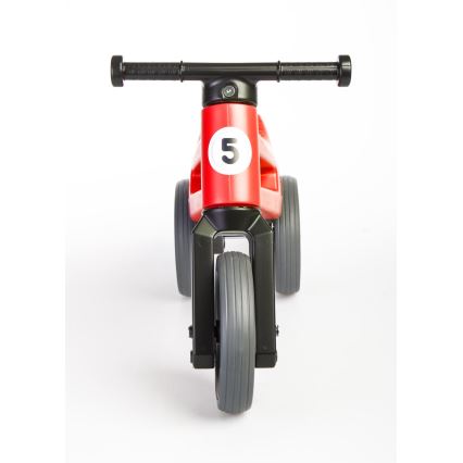 Funny Wheels - Bicicleta de equilibrio 2 en 1 RIDER SPORT rojo/negro