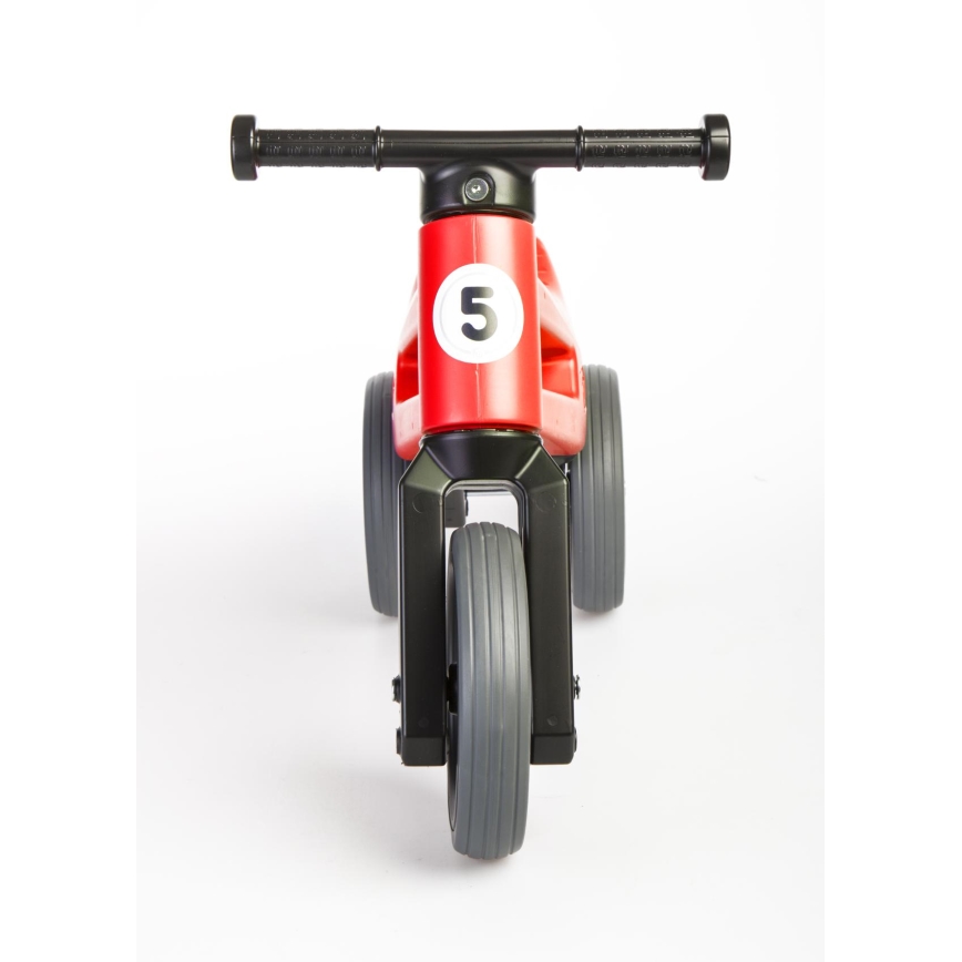 Funny Wheels - Bicicleta de equilibrio 2 en 1 RIDER SPORT rojo/negro